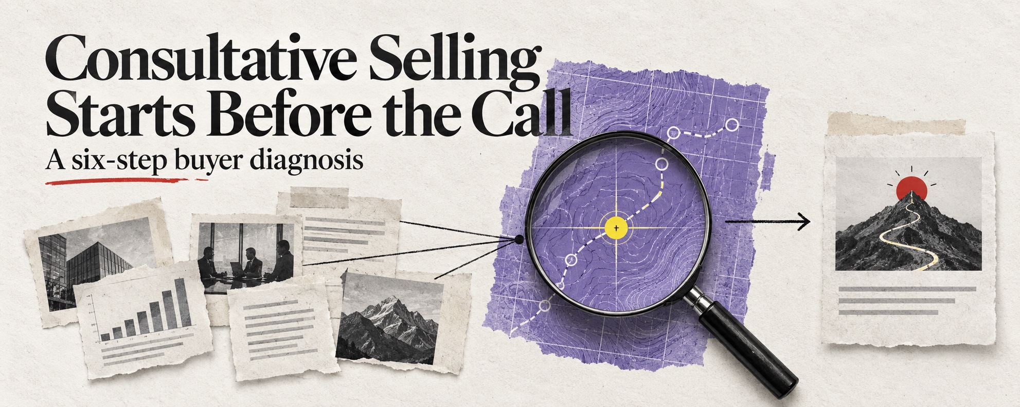 Consultative selling connects buyer evidence to a shared diagnosis before a recommendation