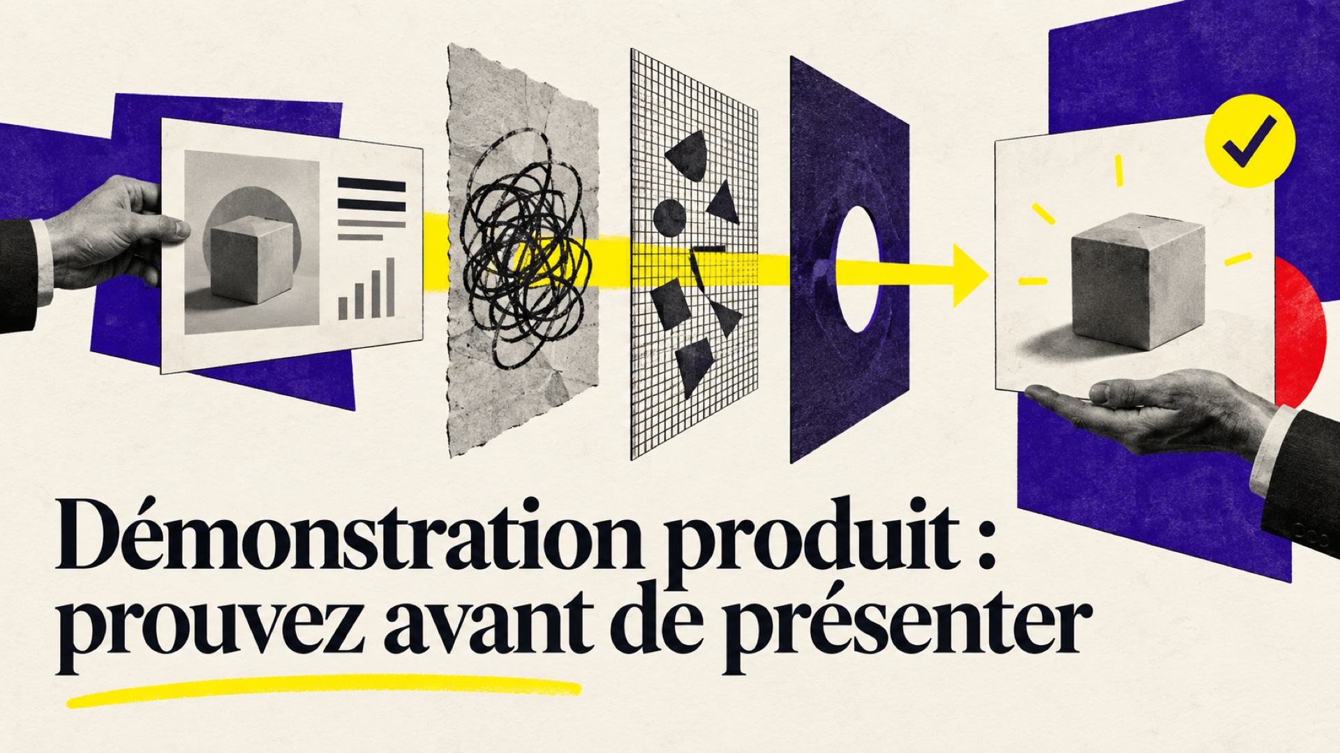 Une démonstration produit transforme le besoin découvert en preuve puis en prochaine étape