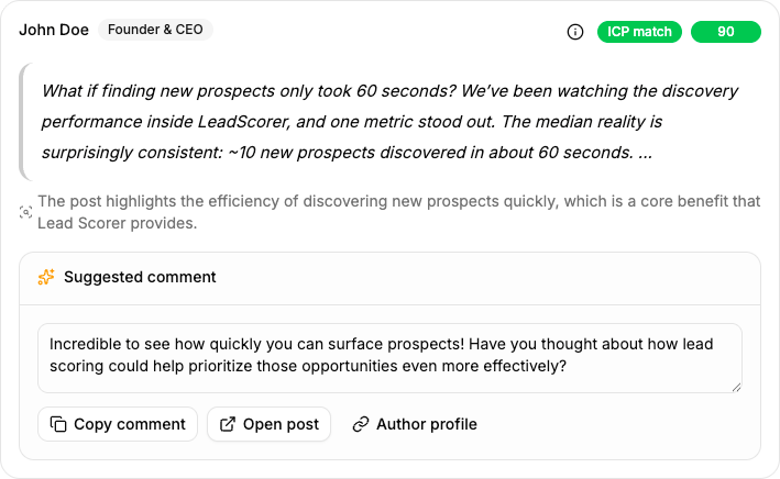 Monitor posts & engage